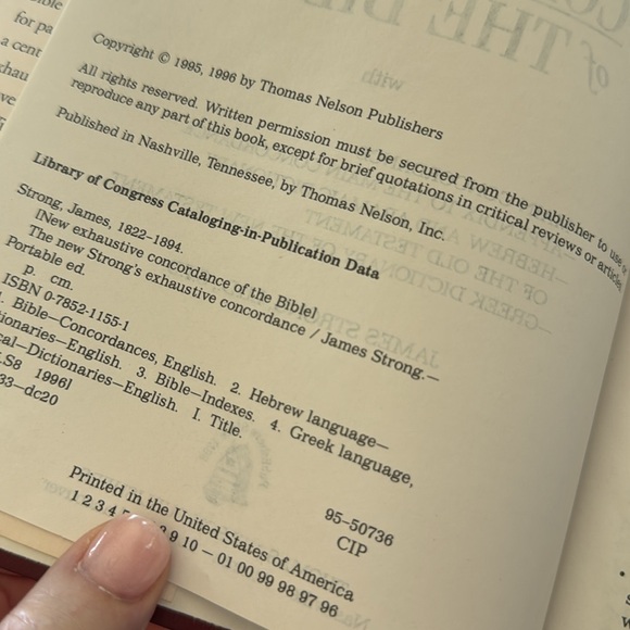 Strong’s Bible Concordance - Picture 5 of 5